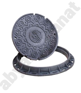 دریچه منهول پیاده رویی سایز 80 پلیمری