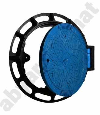 مشخصات دریچه منهول پلیمری لولادار سایز 60 D400